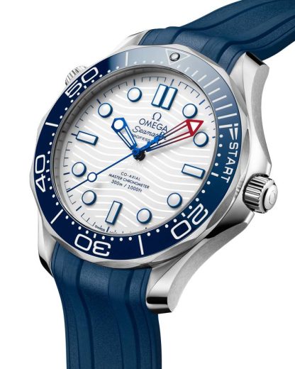 Omega America’s Cup Seamaster Diver 300M 42 mm, staal met rubberen band 210.32.42.20.04.002 - Afbeelding 3