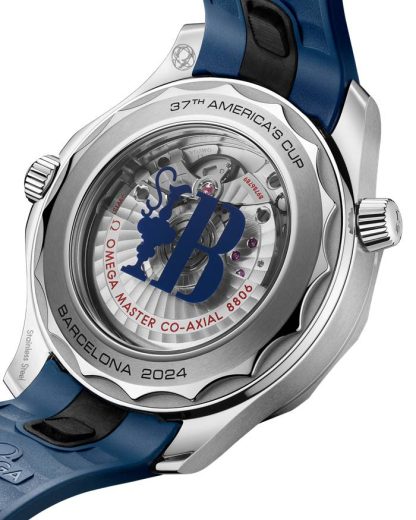 Omega America’s Cup Seamaster Diver 300M 42 mm, staal met rubberen band 210.32.42.20.04.002 - Afbeelding 5