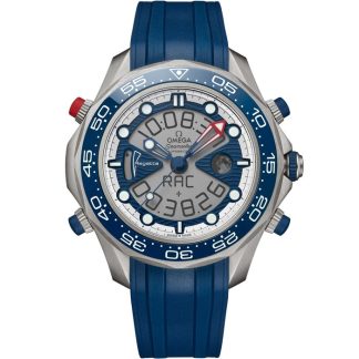 Omega America’s Cup Seamaster Regatta 46,75 mm, titanium met rubberen band 216.92.46.79.10.001