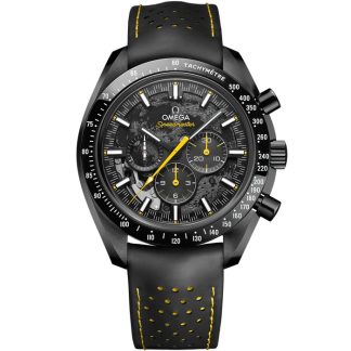 Omega Apollo 8 Speedmaster Dark Side of the Moon 44,25 mm, zwart ceramic met rubberen band 310.92.44.50.01.001