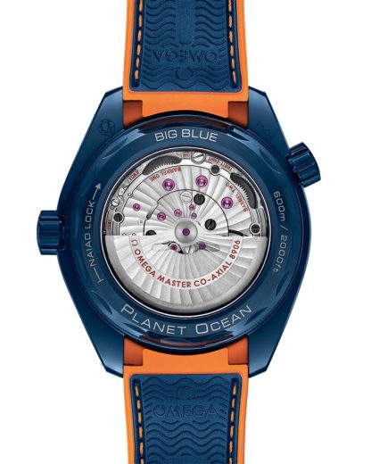 Omega Big Blue Seamaster Planet Ocean 600M 45,5 mm, blauw ceramic met rubberen band 215.92.46.22.03.001 - Afbeelding 2