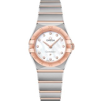 Omega Constellation 25 mm, staal - Sedna™ gold met staal - Sedna™ gold 131.20.25.60.55.001