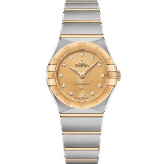 Omega Constellation 25 mm, staal - geelgoud met staal - geelgoud 131.20.25.60.58.001