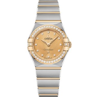 Omega Constellation 25 mm, staal - geelgoud met staal - geelgoud 131.25.25.60.58.001