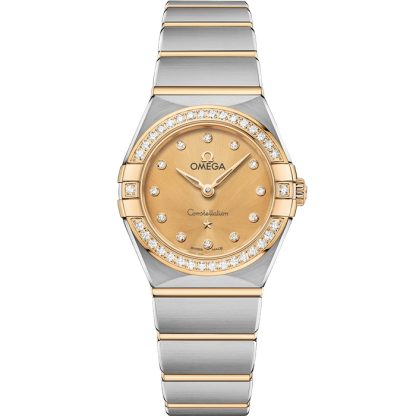 Omega Constellation 25 mm, staal - geelgoud met staal - geelgoud 131.25.25.60.58.001