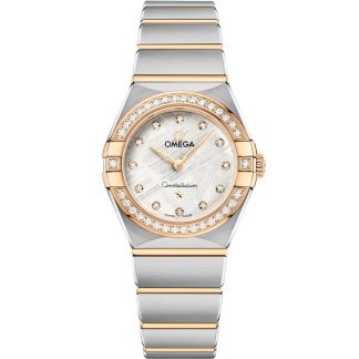 Omega Constellation 25 mm, staal - geelgoud met staal - geelgoud 131.25.25.60.99.002