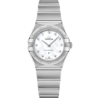 Omega Constellation 25 mm, staal met staal 131.10.25.60.55.001