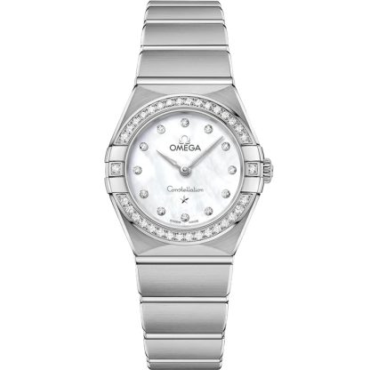 Omega Constellation 25 mm, staal met staal 131.15.25.60.55.001