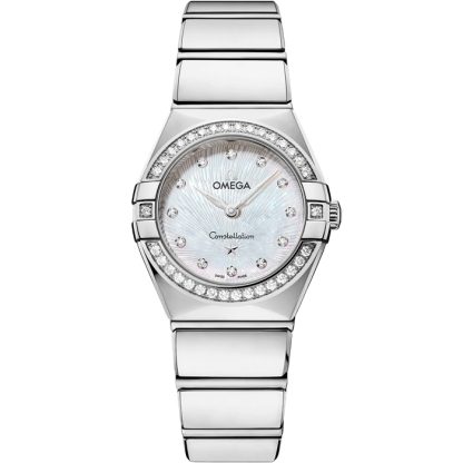 Omega Constellation 25 mm, staal met staal 131.15.25.60.55.002
