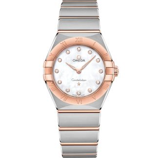 Omega Constellation 28 mm, staal - Sedna™ gold met staal - Sedna™ gold 131.20.28.60.55.001