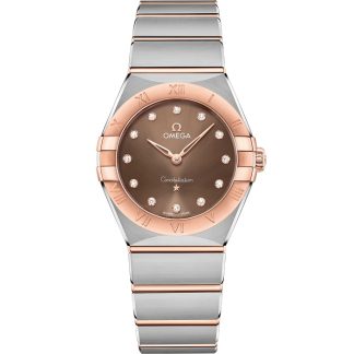 Omega Constellation 28 mm, staal - Sedna™ gold met staal - Sedna™ gold 131.20.28.60.63.001