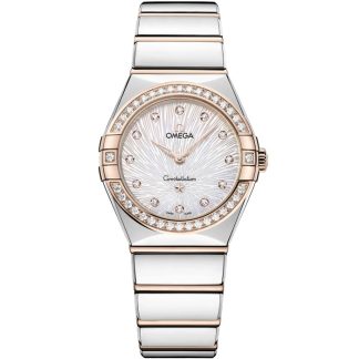 Omega Constellation 28 mm, staal - Sedna™ gold met staal - Sedna™ gold 131.25.28.60.55.003