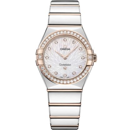 Omega Constellation 28 mm, staal - Sedna™ gold met staal - Sedna™ gold 131.25.28.60.55.003