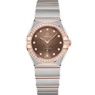 Omega Constellation 28 mm, staal - Sedna™ gold met staal - Sedna™ gold 131.25.28.60.63.001