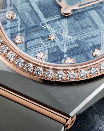 Omega Constellation 28 mm, staal - Sedna™ gold met staal - Sedna™ gold 131.25.28.60.99.001 - Afbeelding 4