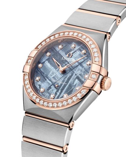 Omega Constellation 28 mm, staal - Sedna™ gold met staal - Sedna™ gold 131.25.28.60.99.001 - Afbeelding 5