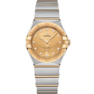 Omega Constellation 28 mm, staal - geelgoud met staal - geelgoud 131.20.28.60.58.001
