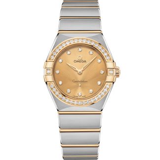 Omega Constellation 28 mm, staal - geelgoud met staal - geelgoud 131.25.28.60.58.001
