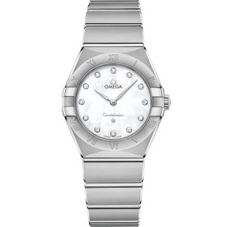 Omega Constellation 28 mm, staal met staal 131.10.28.60.55.001