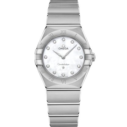 Omega Constellation 28 mm, staal met staal 131.10.28.60.55.001