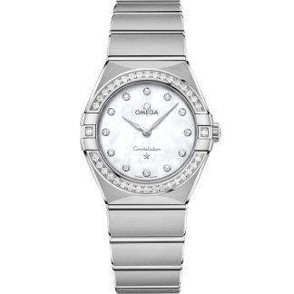 Omega Constellation 28 mm, staal met staal 131.15.28.60.55.001