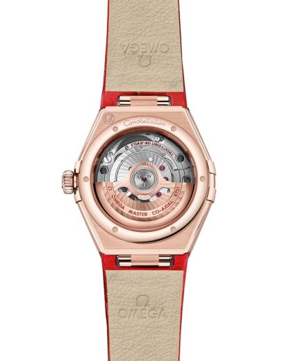 Omega Constellation 29 mm, Sedna™ gold met leren band 131.53.29.20.99.003 - Afbeelding 2