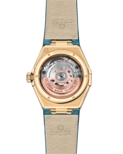 Omega Constellation 29 mm, geelgoud met leren band 131.53.29.20.52.001 - Afbeelding 2