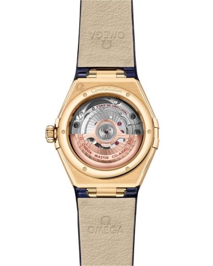 Omega Constellation 29 mm, geelgoud met leren band 131.53.29.20.53.001 - Afbeelding 2