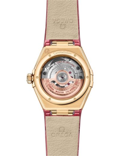 Omega Constellation 29 mm, geelgoud met leren band 131.58.29.20.55.001 - Afbeelding 2
