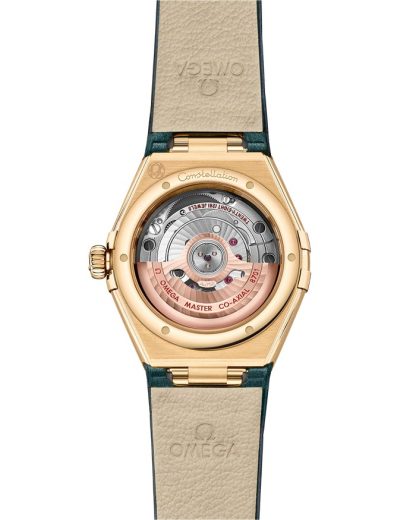 Omega Constellation 29 mm, geelgoud met leren band 131.58.29.20.58.001 - Afbeelding 2
