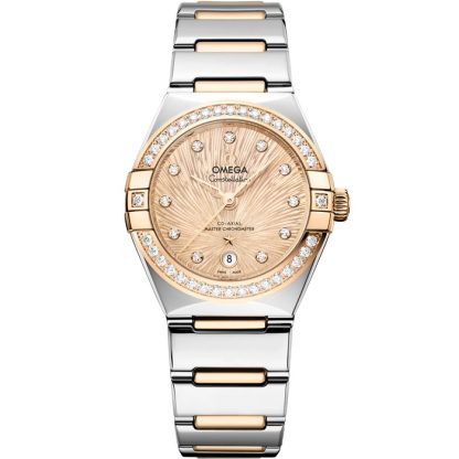 Omega Constellation 29 mm, staal - Moonshine™ gold met staal - Moonshine™ gold 131.25.29.20.58.002
