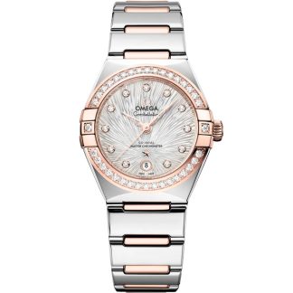 Omega Constellation 29 mm, staal - Sedna™ gold met staal - Sedna™ gold 131.25.29.20.52.003