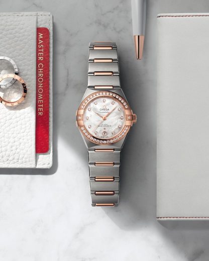 Omega Constellation 29 mm, staal - Sedna™ gold met staal - Sedna™ gold 131.25.29.20.55.001 - Afbeelding 3