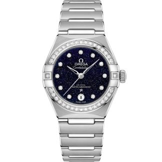 Omega Constellation 29 mm, staal met staal 131.15.29.20.53.001