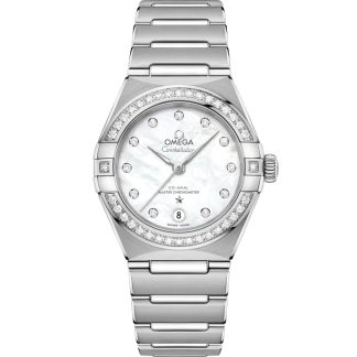 Omega Constellation 29 mm, staal met staal 131.15.29.20.55.001
