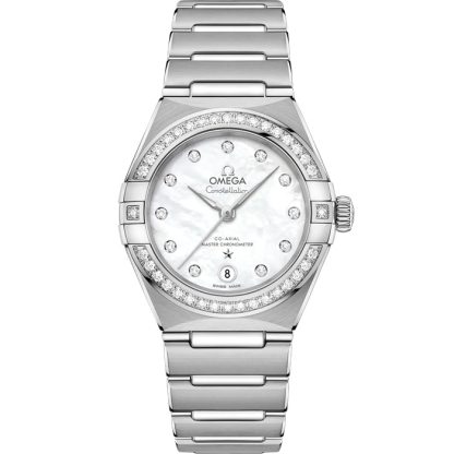 Omega Constellation 29 mm, staal met staal 131.15.29.20.55.001