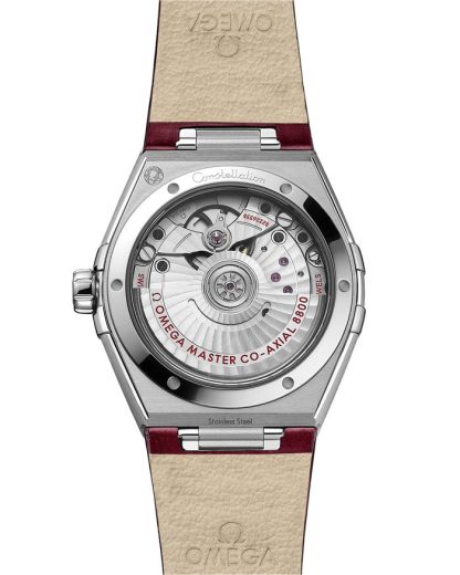 Omega Constellation 36 mm, staal met leren band 131.18.36.20.61.001 - Afbeelding 2