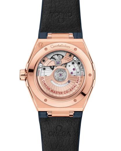 Omega Constellation 39 mm, Sedna™ gold met leren band 131.53.39.20.03.001 - Afbeelding 2
