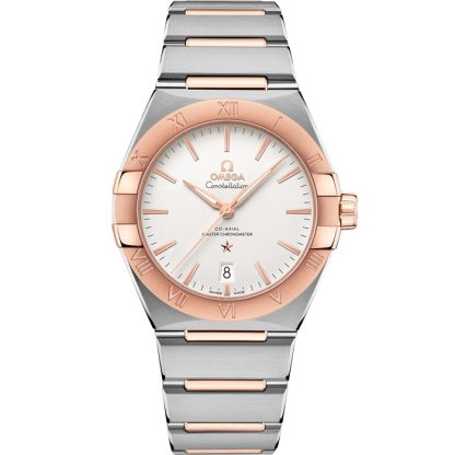 Omega Constellation 39 mm, staal - Sedna™ gold met staal - Sedna™ gold 131.20.39.20.02.001