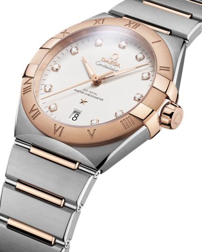 Omega Constellation 39 mm, staal - Sedna™ gold met staal - Sedna™ gold 131.20.39.20.52.001 - Afbeelding 3