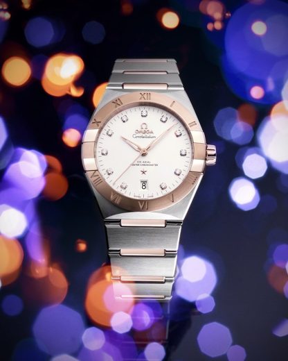 Omega Constellation 39 mm, staal - Sedna™ gold met staal - Sedna™ gold 131.20.39.20.52.001 - Afbeelding 6