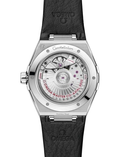 Omega Constellation 39 mm, staal met leren band 131.13.39.20.01.001 - Afbeelding 2