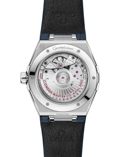 Omega Constellation 39 mm, staal met leren band 131.13.39.20.06.002 - Afbeelding 2
