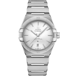 Omega Constellation 39 mm, staal met staal 131.10.39.20.02.001