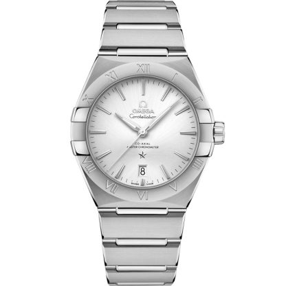 Omega Constellation 39 mm, staal met staal 131.10.39.20.02.001