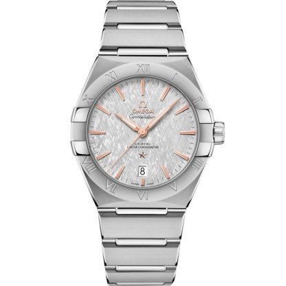 Omega Constellation 39 mm, staal met staal 131.10.39.20.06.001
