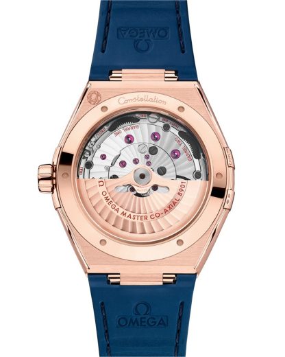 Omega Constellation 41 mm, Sedna™ gold met leren band 131.63.41.21.03.001 - Afbeelding 2