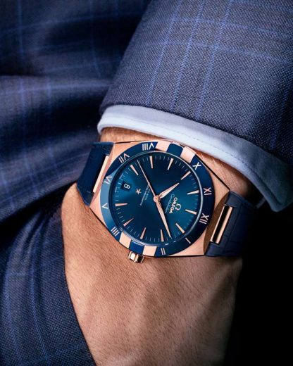 Omega Constellation 41 mm, Sedna™ gold met leren band 131.63.41.21.03.001 - Afbeelding 3