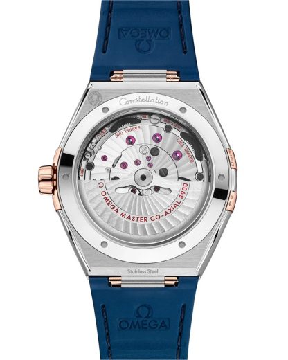 Omega Constellation 41 mm, staal - Sedna™ gold met leren band 131.23.41.21.03.001 - Afbeelding 2