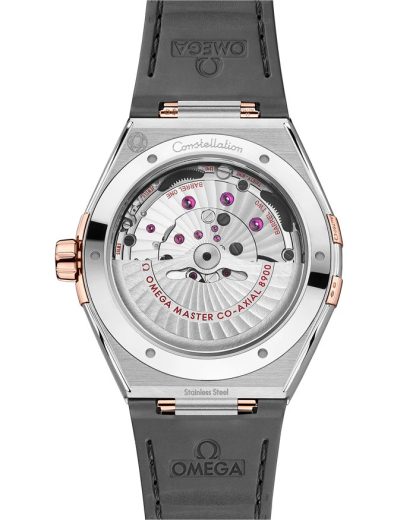 Omega Constellation 41 mm, staal - Sedna™ gold met leren band 131.23.41.21.06.001 - Afbeelding 2